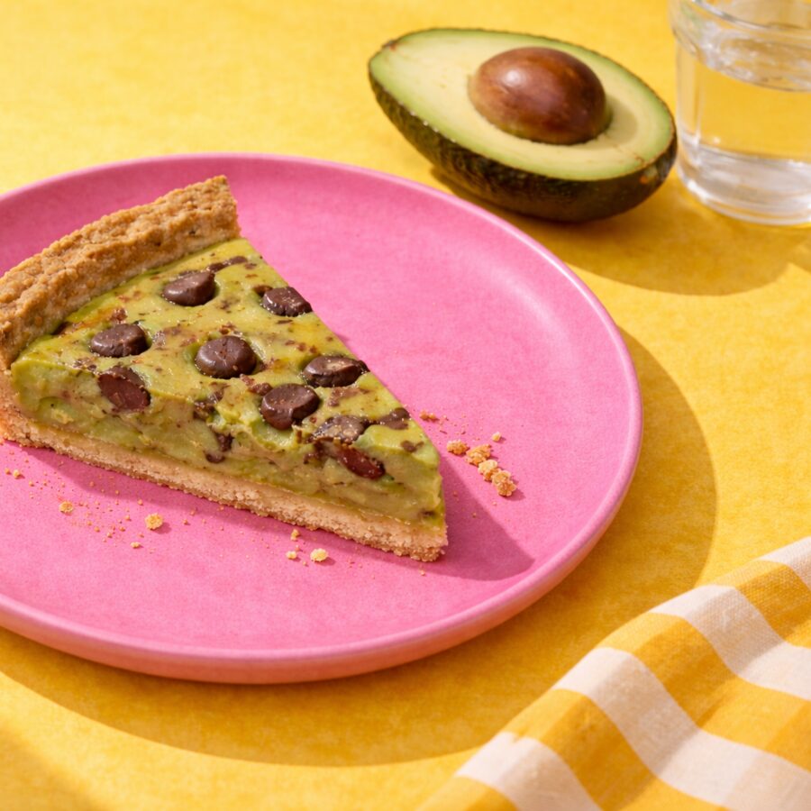 アボカドとバナナのタルト